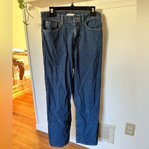 BDG Baggy Dark Denim Jeans, Size 27, worn once